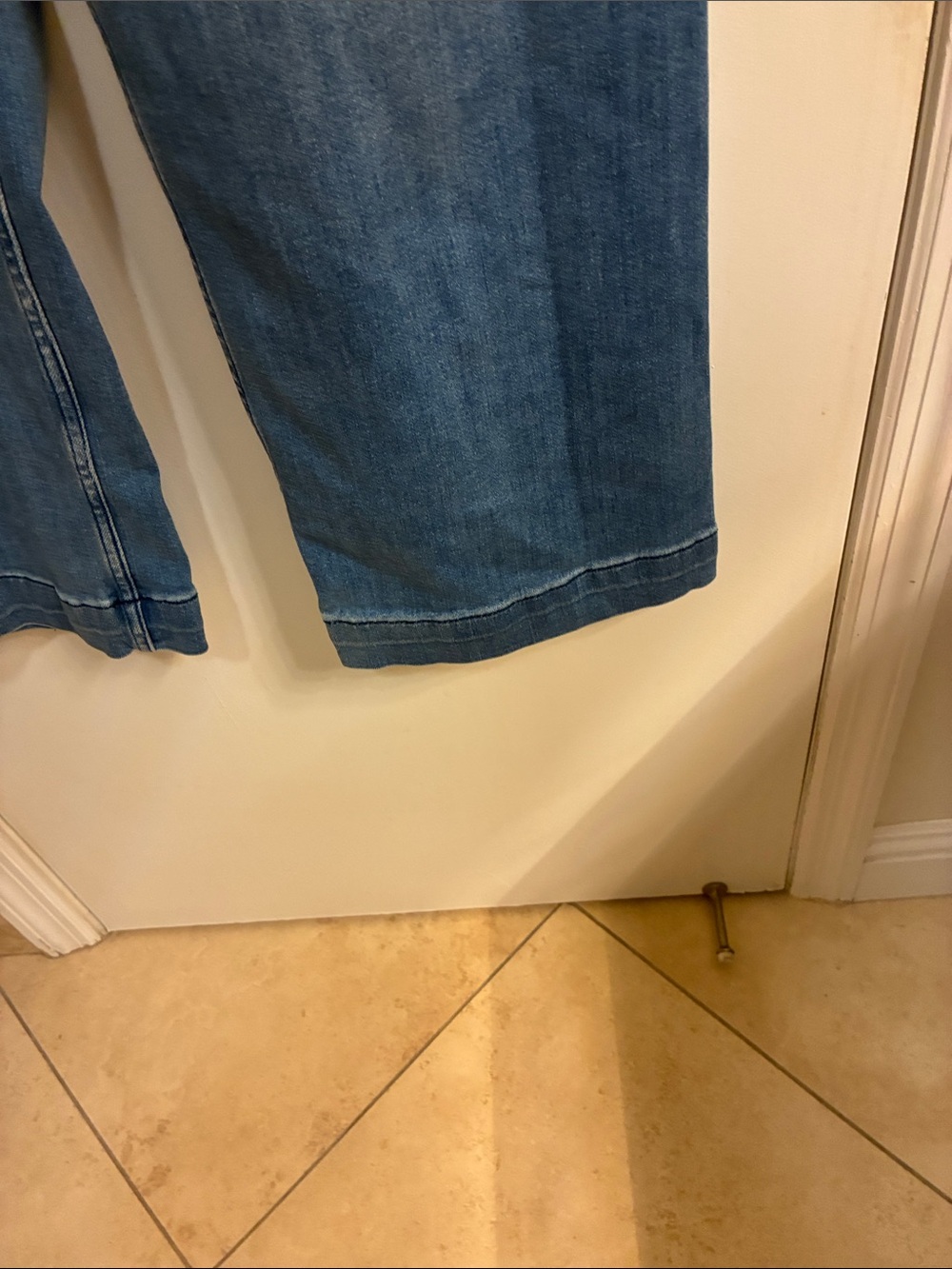 Pilcro and the Letterpress by Anthropologie Wide Leg Colette Jeans Cropped Sz 28 - Picture 5 of 16